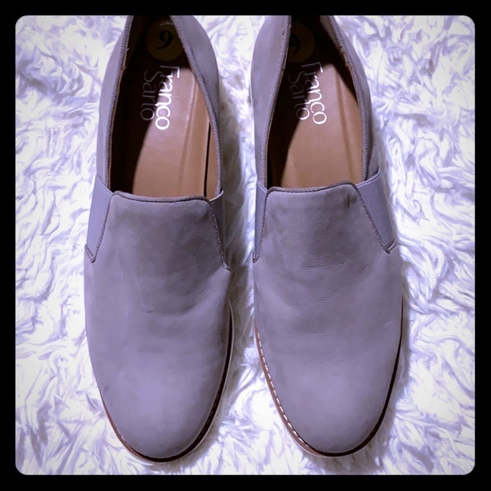 Franco Sarto Women's Slip-On Loafers in Light Taupe